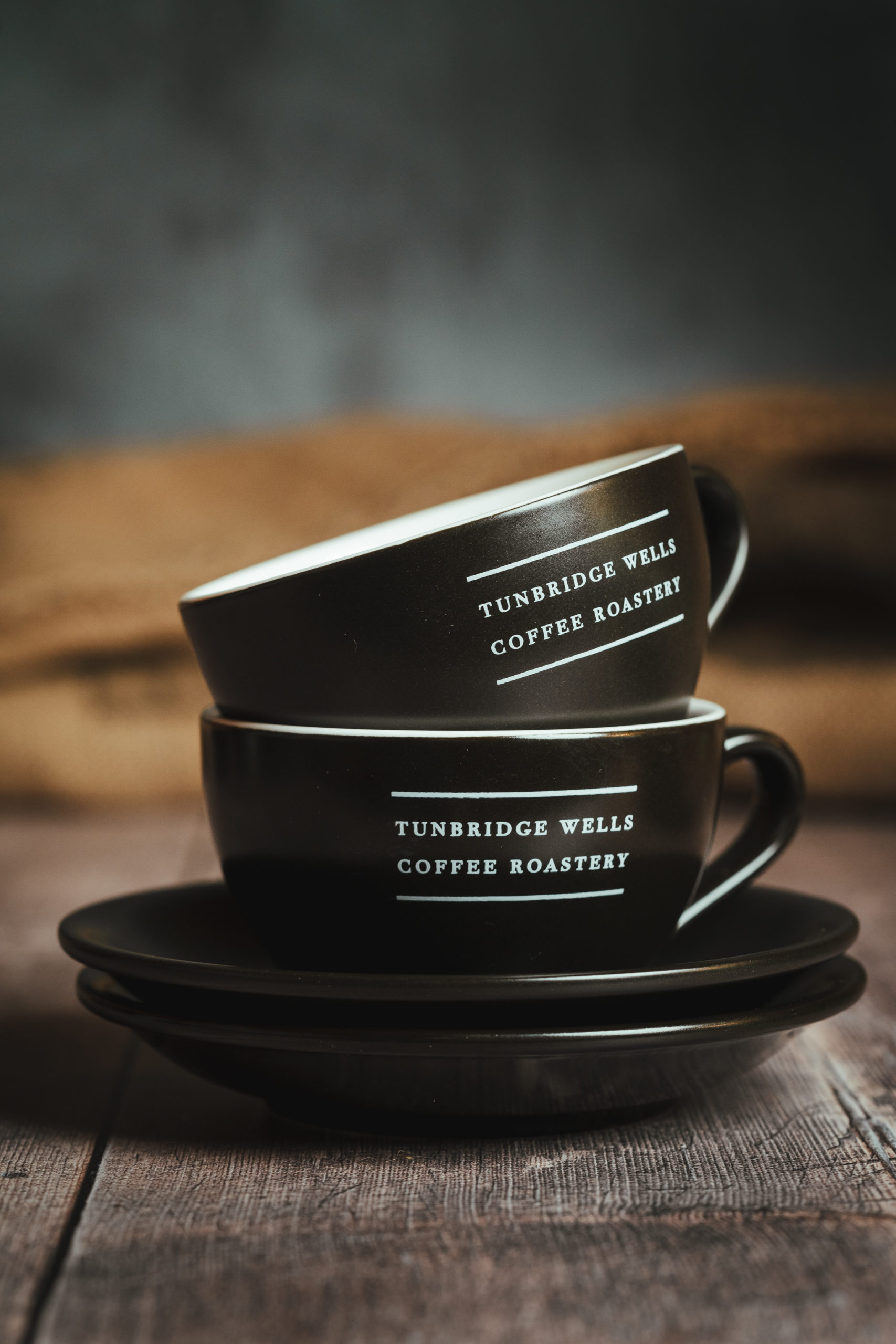 Flat on sale white cups